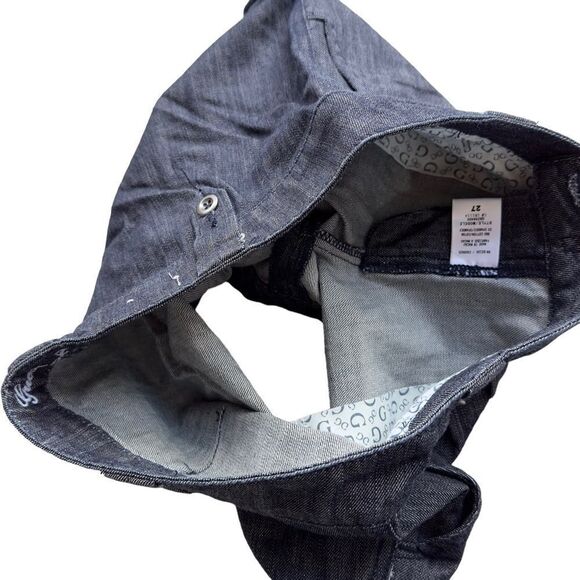 Guess Denim Folded Hem Shorts Size 27 - Picture 10 of 16